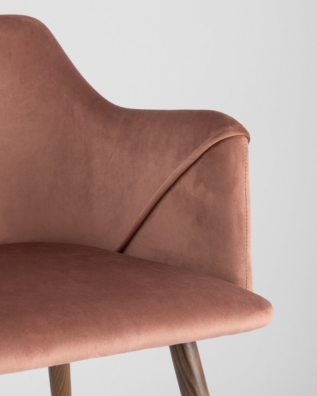 Стул со спинкой розовый "Монарх" STOOL GROUP ДИЗАЙНЕРСКИЕ, ИНТЕРЬЕРНЫЕ 00-3946217 Розовый  - Вид №7