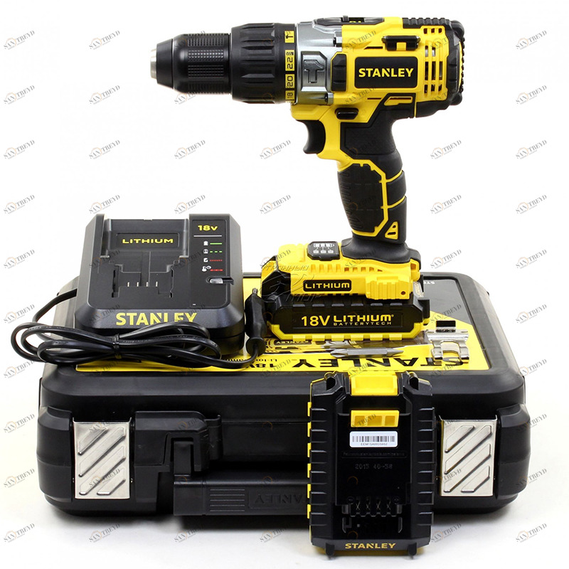 Дрель-шуруповерт STANLEY STDC18LHBK-RU 4537