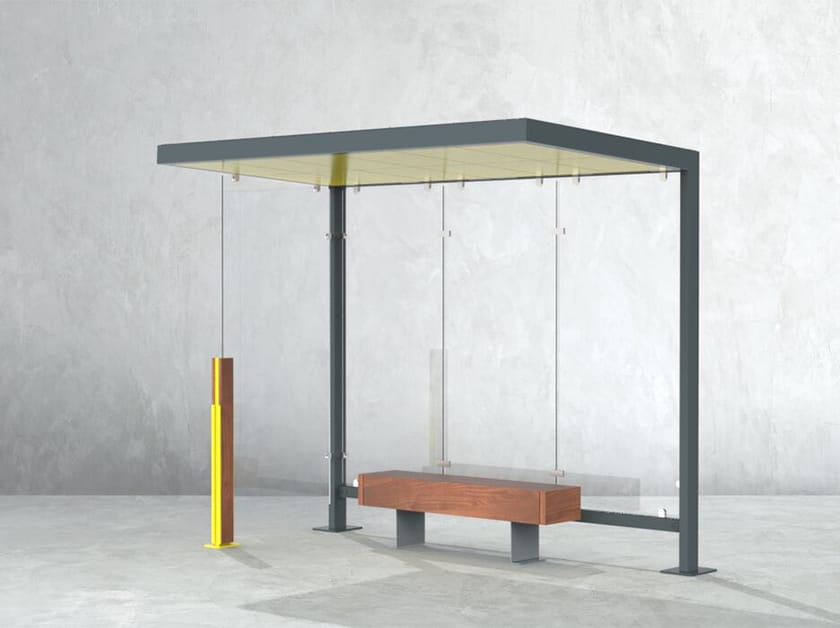 Стальной и стеклянный навес DIMCAR нас ARCH-00071092