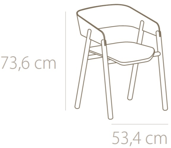 Punt Стул из лакированного дерева sun-id-1494880 - Вид №3