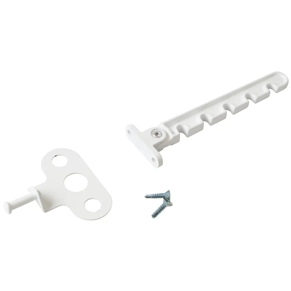 Ограничитель оконный 150 мм металл, цвет белый Santreyd STLM-2142180