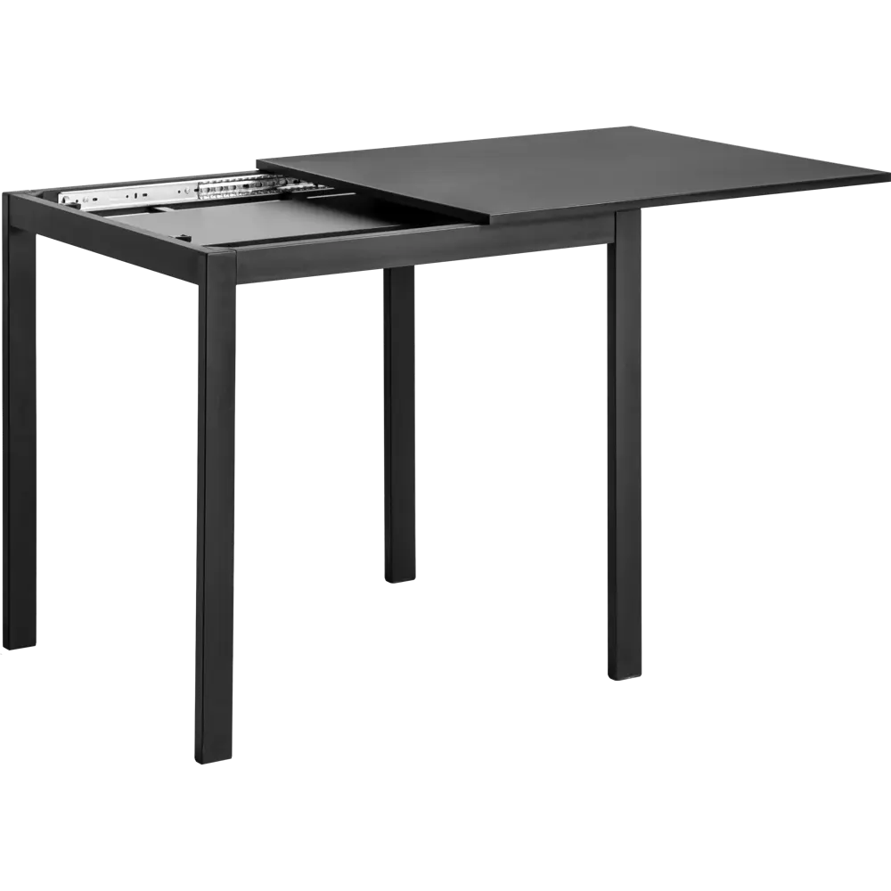 Стол кухонный TBL-006 U190РЕ раскладной 79-109x75 см прямоугольник Металл цвет черный Santreyd Стол раздвижной STLM-2141219 - Вид №4