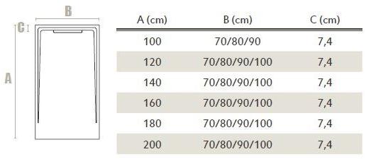 Acquabella Прямоугольный душевой поддон в акроне © Arabba sun-id-1410255 - Вид №7