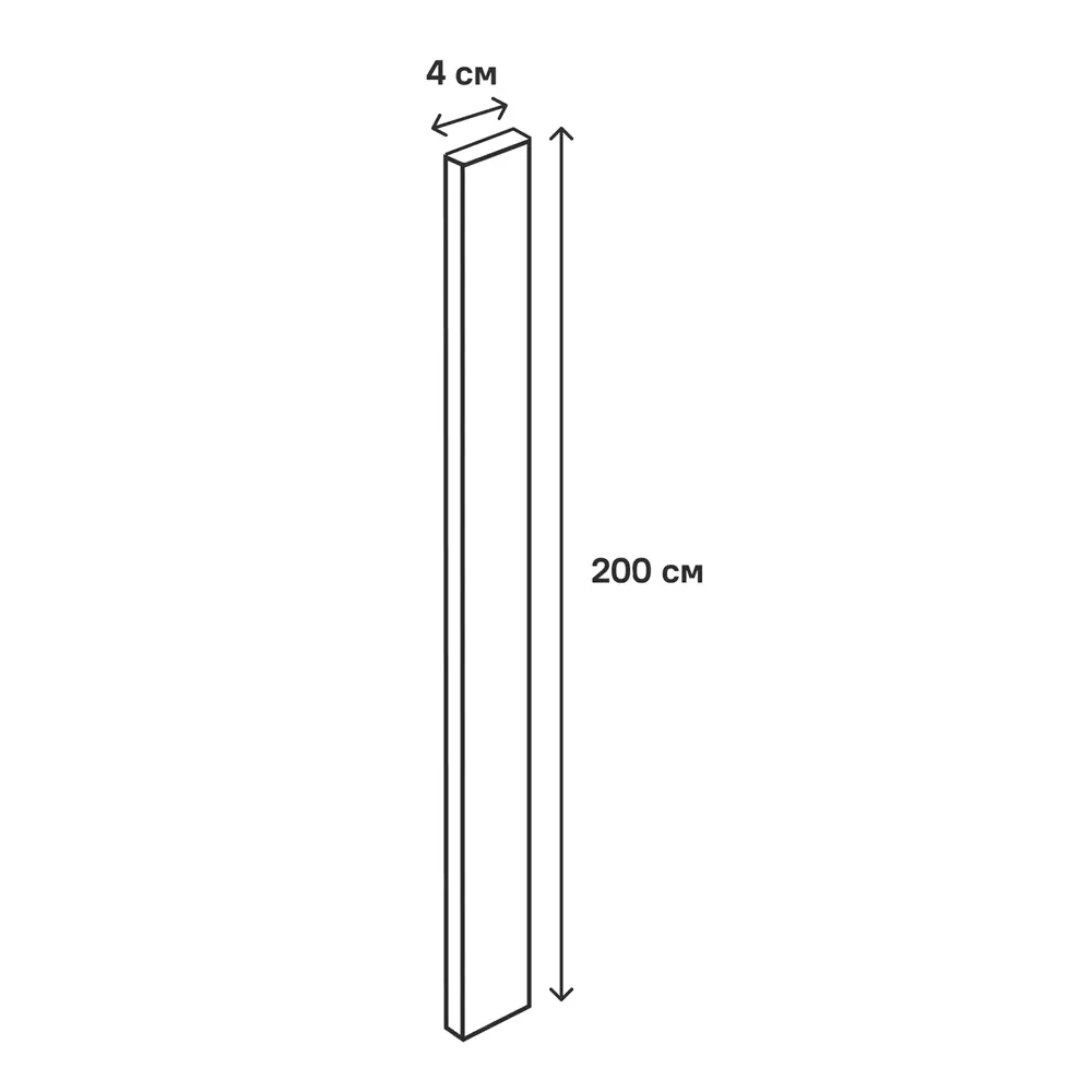 Карниз для шкафа София KONSENSA 200x4 см ДСП цвет белый 89406530 STLM-2187427 София белая - Вид №12