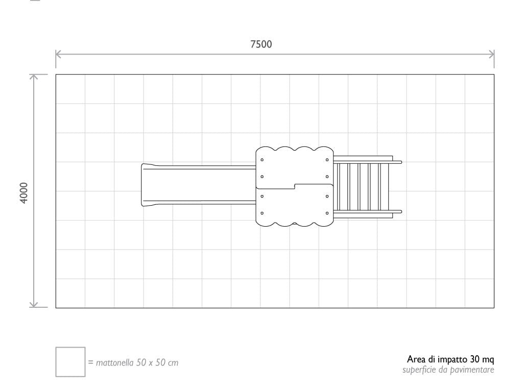 Рециркулированная пластиковая игровая структура EUROCOMITALIA TORRE HYPPO ARCH-00151045 - Вид №3