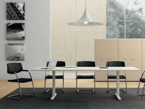 Las Mobili Прямоугольный деревянный стол для переговоров Oxi