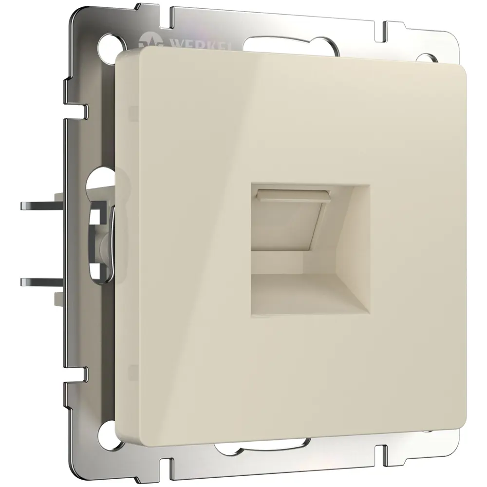Розетка Werkel встраиваемая RJ-45 слоновая кость для интернет-соединений 85540115 Серия отсутствует STLM-1425207