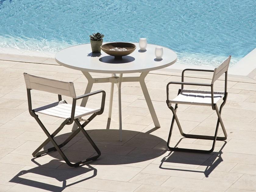 Ethimo Круглый садовый стол из алюминия Ocean Octt__0t - Вид №4
