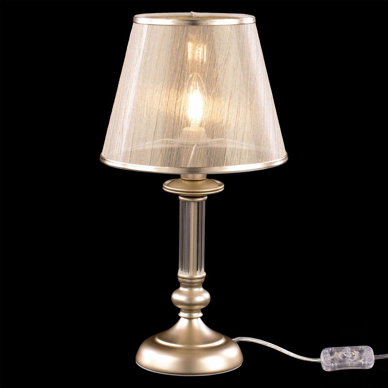 Лампа настольная золотая Ksenia FR2539TL-01G FREYA CLASSIC 00-3957293 Золото - Вид №1