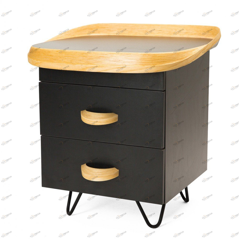 Тумба прикроватная черная Soi MONTLY SOI 128921 Черный 