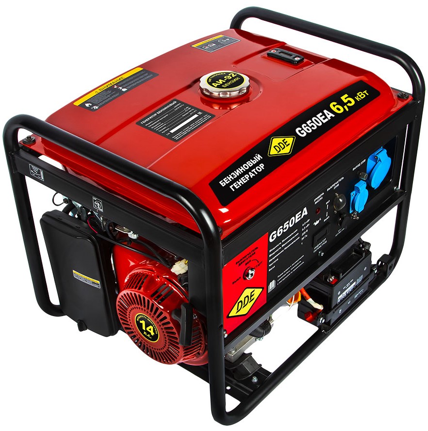 Электрогенератор   бензиновый DDE G650EA 1312152 STDN-0065689 - Вид №4