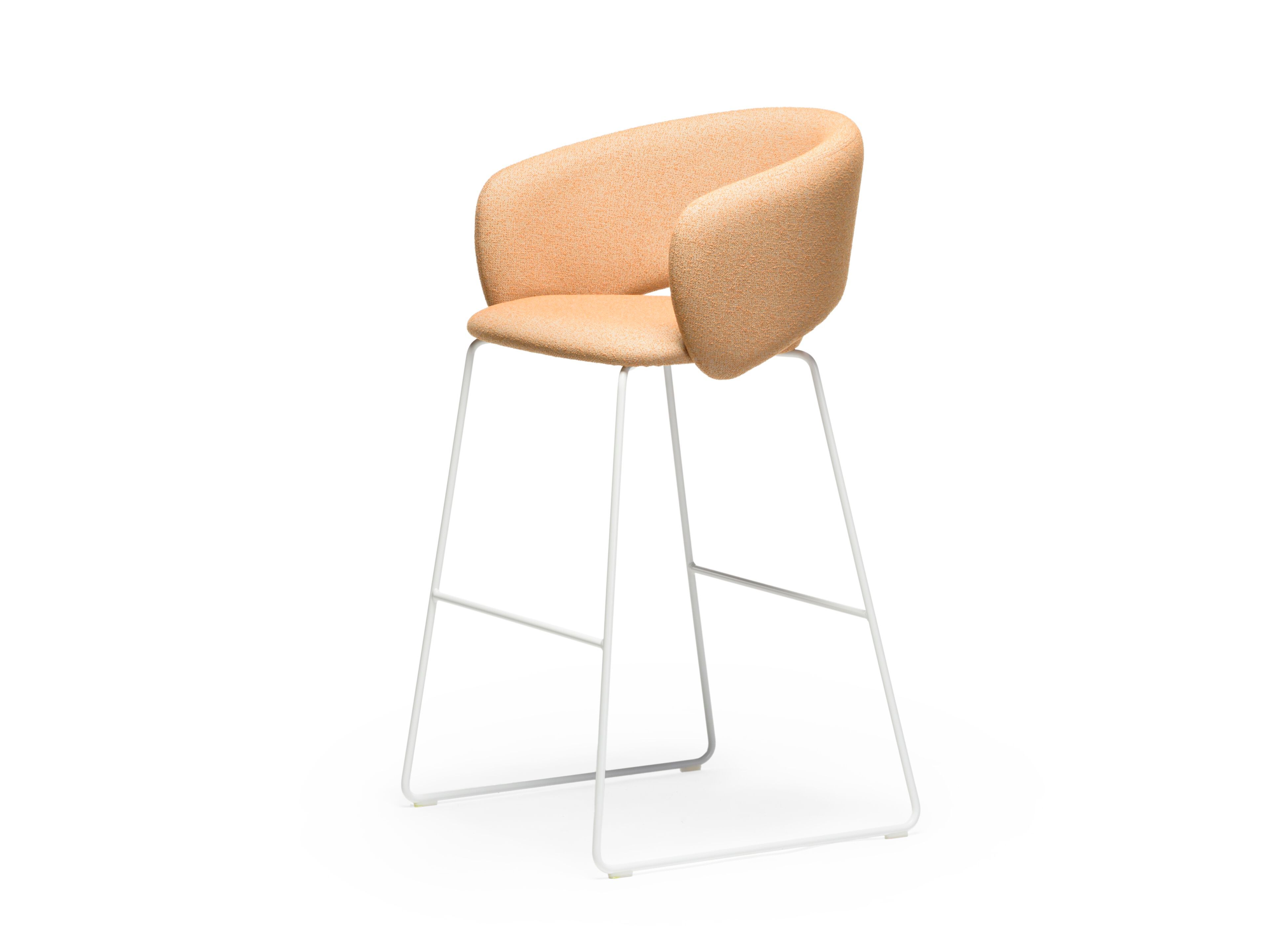 Высокий табурет из ткани со спинкой CHAIRS & MORE Bel ARCH-00153386 - Вид №8