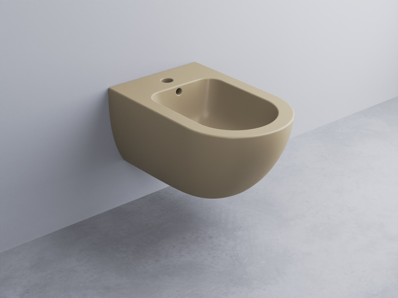 EJBS-AV Биде подвесное с одним отверстием под смеситель, в комплекте с крепежами Enjoy 53 cielo Enjoy + Amedeo Ceramica Cielo