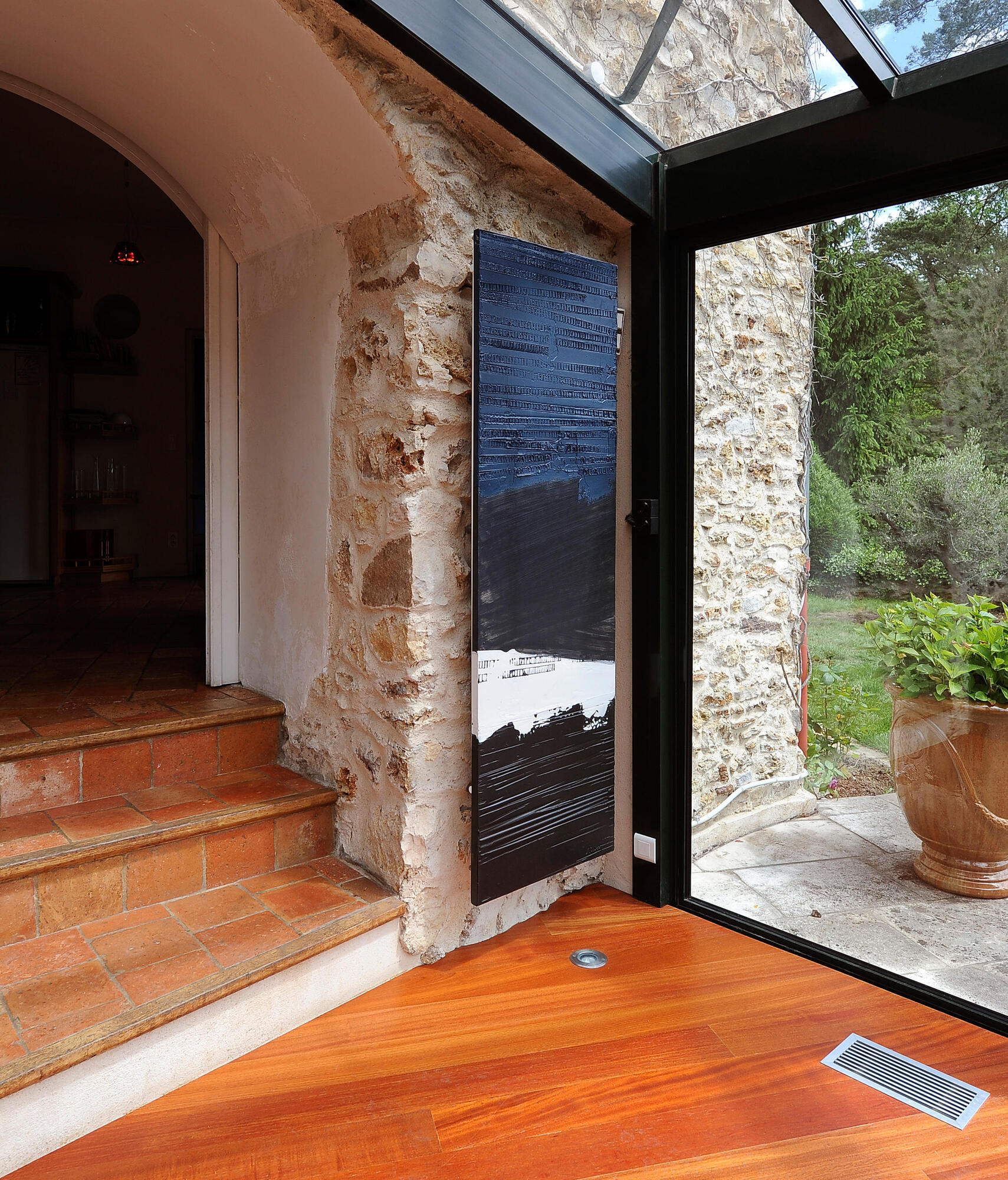 Водяной радиатор 220 x 50 cm Blue cargo Cinier  982 Вт sun-id-1217968 - Вид №2