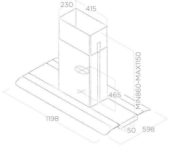 Elica Островная вытяжка из стали и стекла Iconic sun-id-1434231 - Вид №4