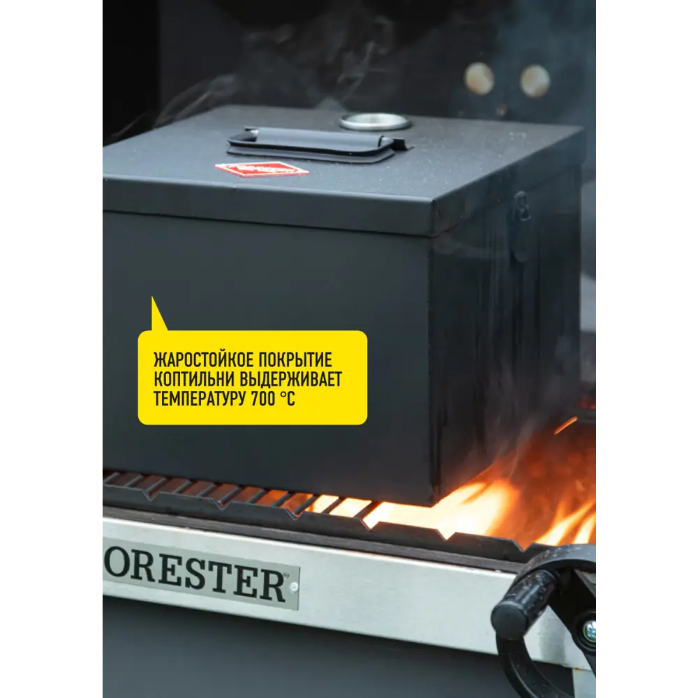 Коптильня Forester Expert с термометром 25x26 см Santreyd STLM-2145023 - Вид №8