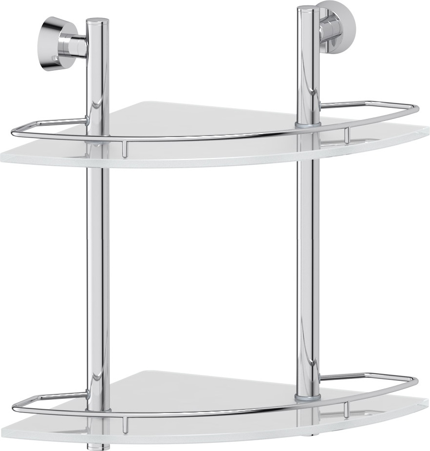 VIZ 072 Полка угловая 2-х ярусная 28 cm FBS Vizovice