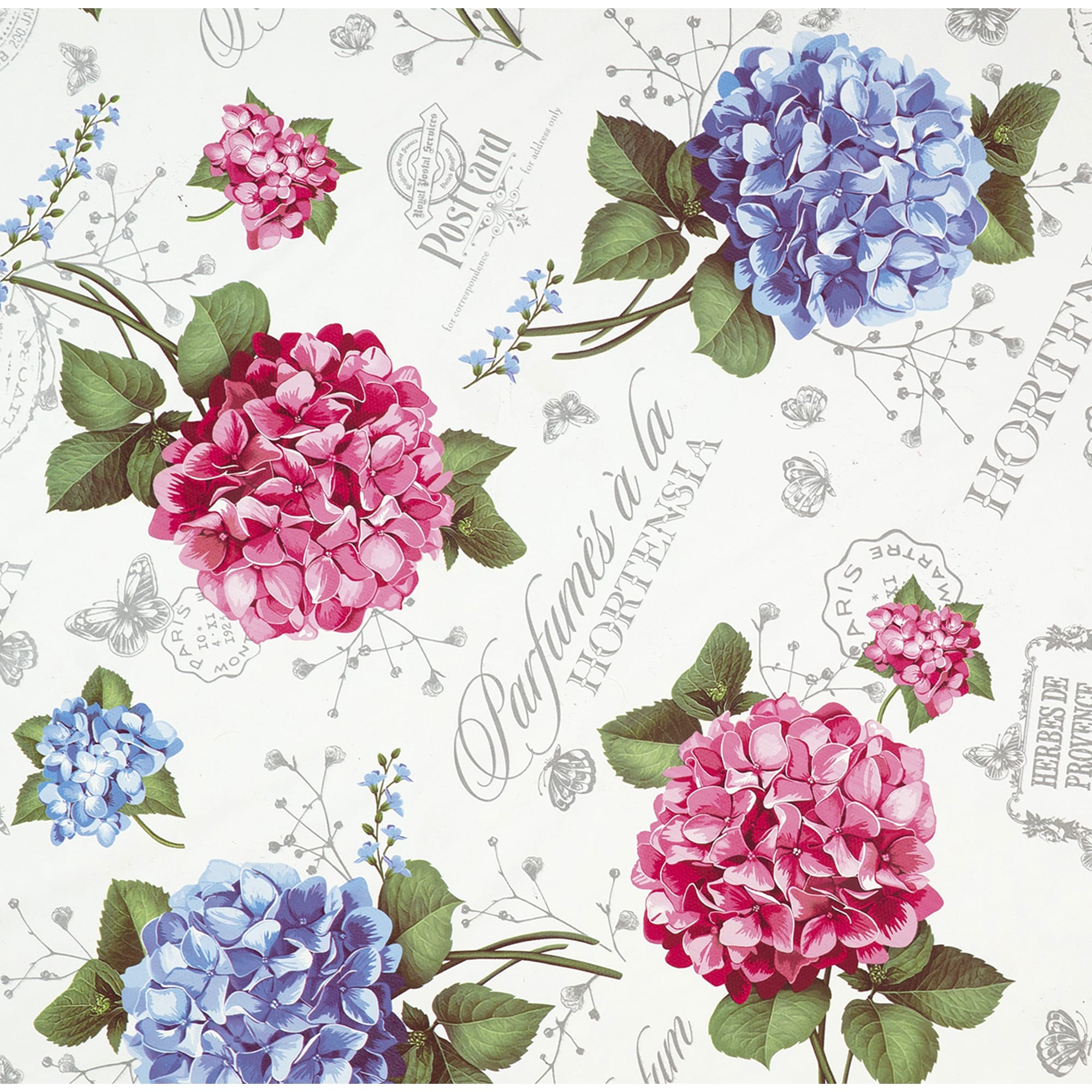 84784503 Скатерть Цветы, круглая, ø135 см, цвет белый Мажор Santreyd 