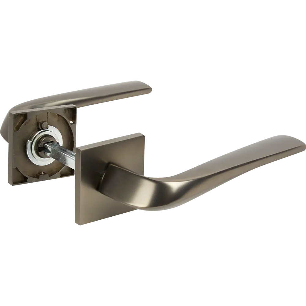 Дверные ручки Fuaro Twist для межкомнатных дверей в цвете графит 85203504 STLM-0059862