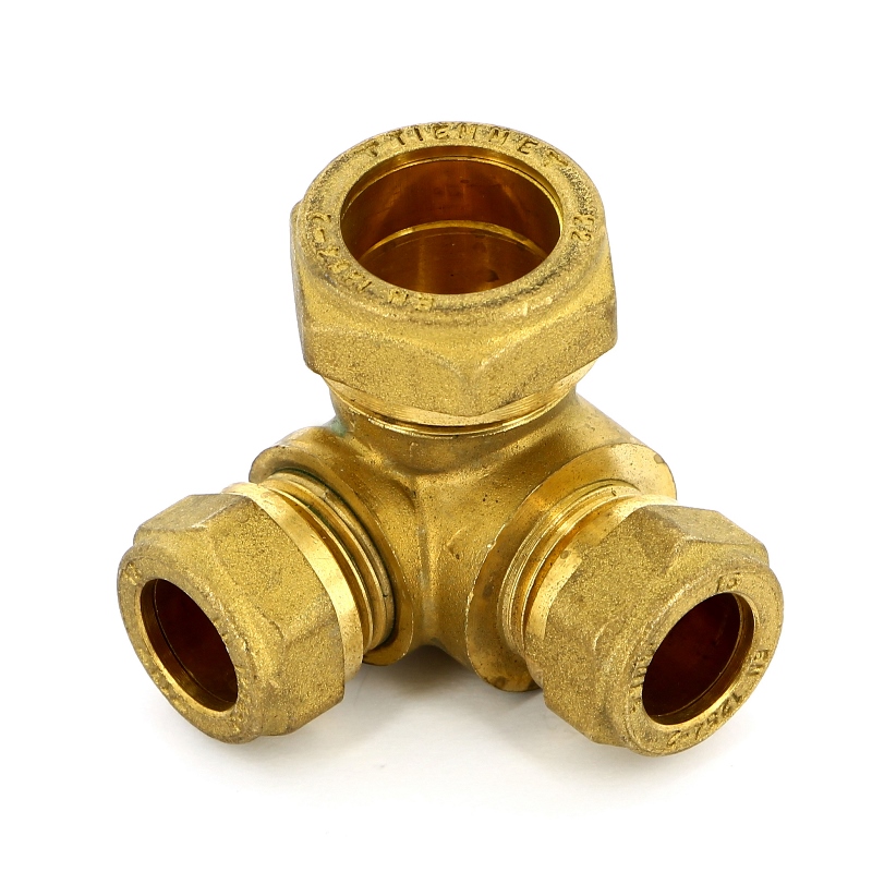 Тройник обжим трехплоскостной TIEMME 22х15х15 1000198