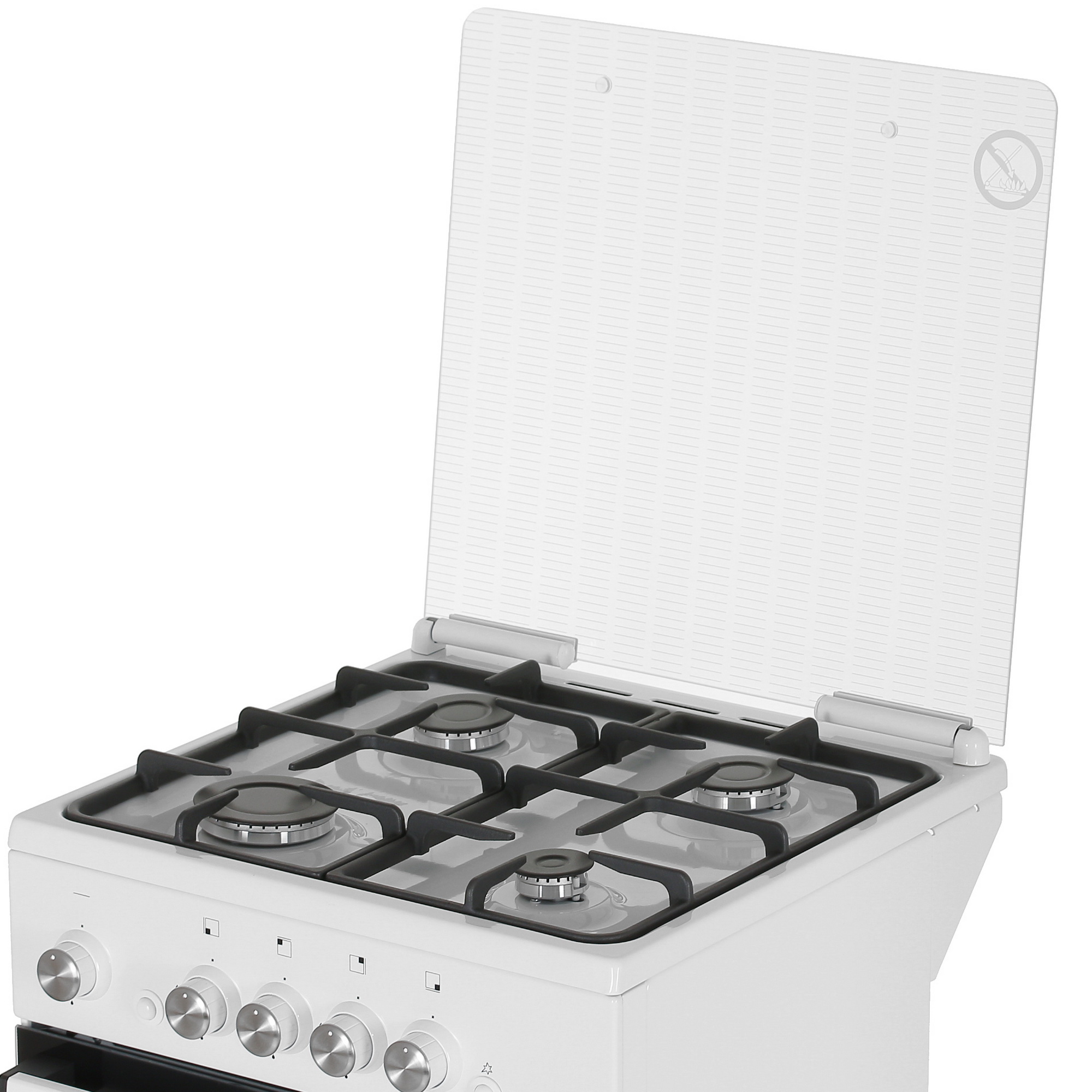 8187178 Газовая плита De Luxe 5040.32Г (КР) ЧР белый STDN-0118375 - Вид №7