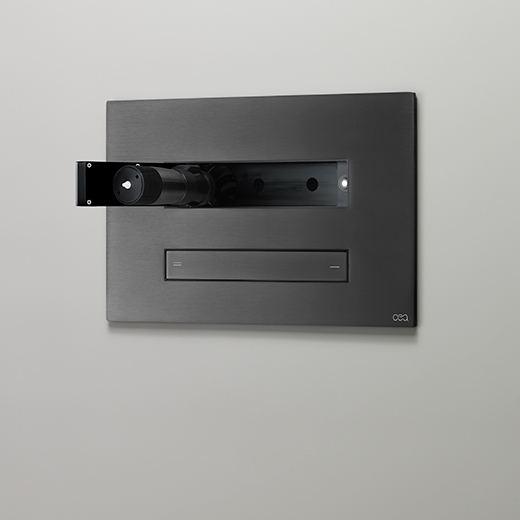 Пластина для двойного смыва Geberit цистерны с раскладной струей воды для чистки туалета и кнопкой смыва наклонного  PLA06 CEADESIGN  - Вид №3