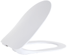 Сиденье для унитаза Duck Duroplast White с металлическими петлями / KC0902.01.0000E Duck