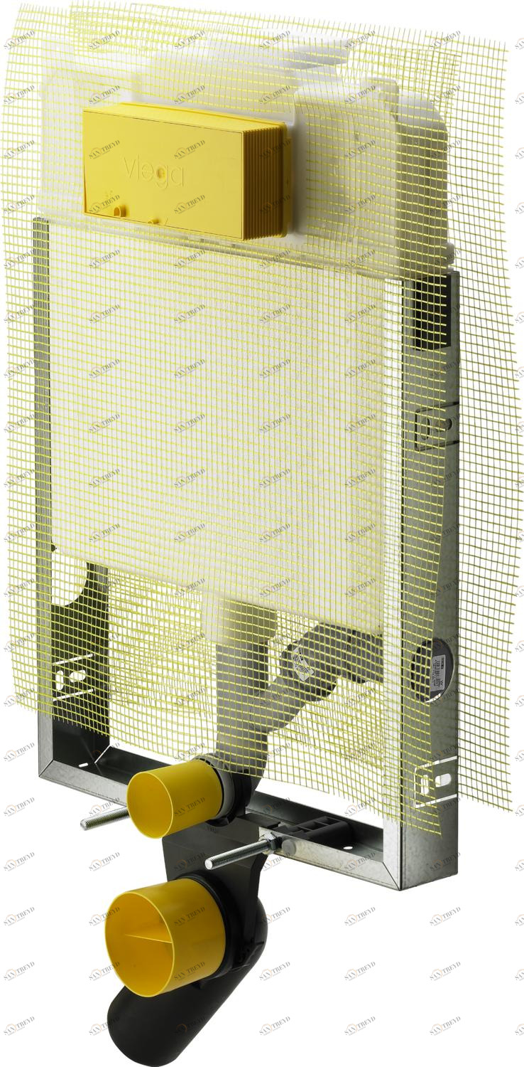 Системная техника  Viega Mono  Блоки скрытого монтажа для унитазов  Спереди VIEGA 662 752 Модель 8308.8 Santreyd 