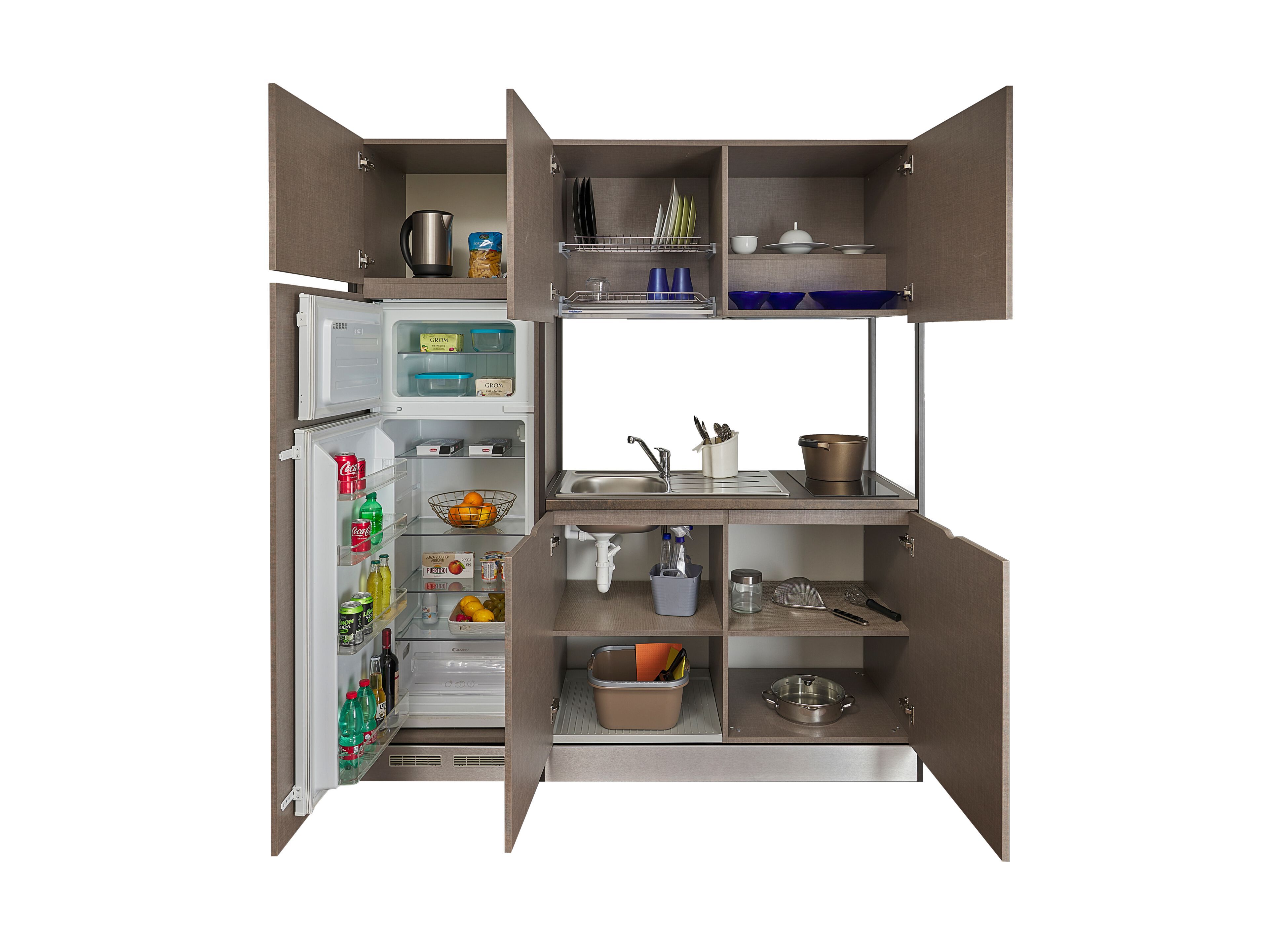 Мини-кухня без ручек Mobilspazio Zeus ARCH-00042690