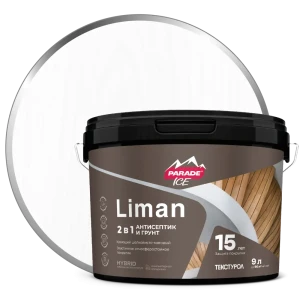 Антисептик защитно-декоративный Parade Liman белый матовый 9 л 89407408