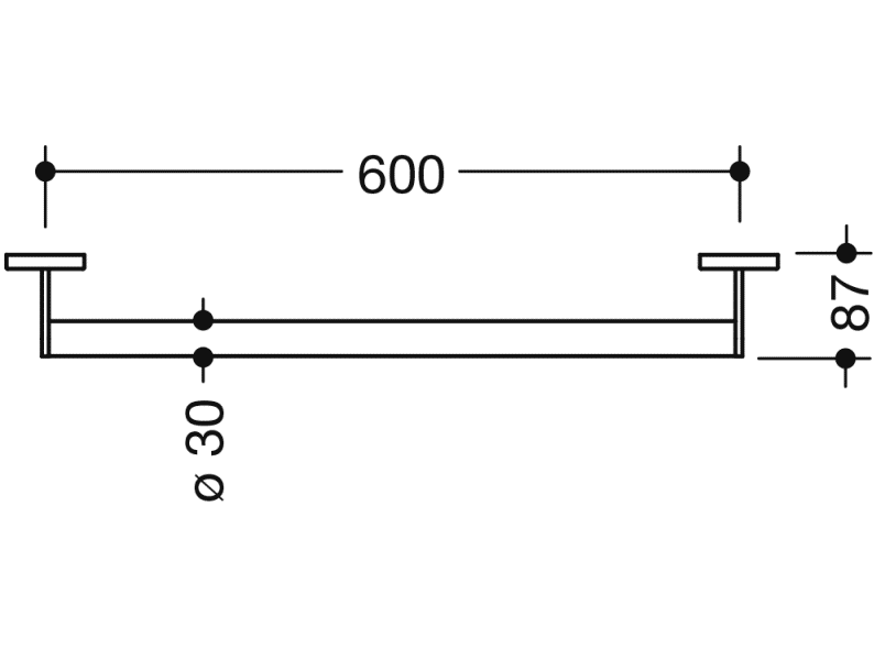 900.36.03340 ручка для захвата HEWI System 900 - Вид №2