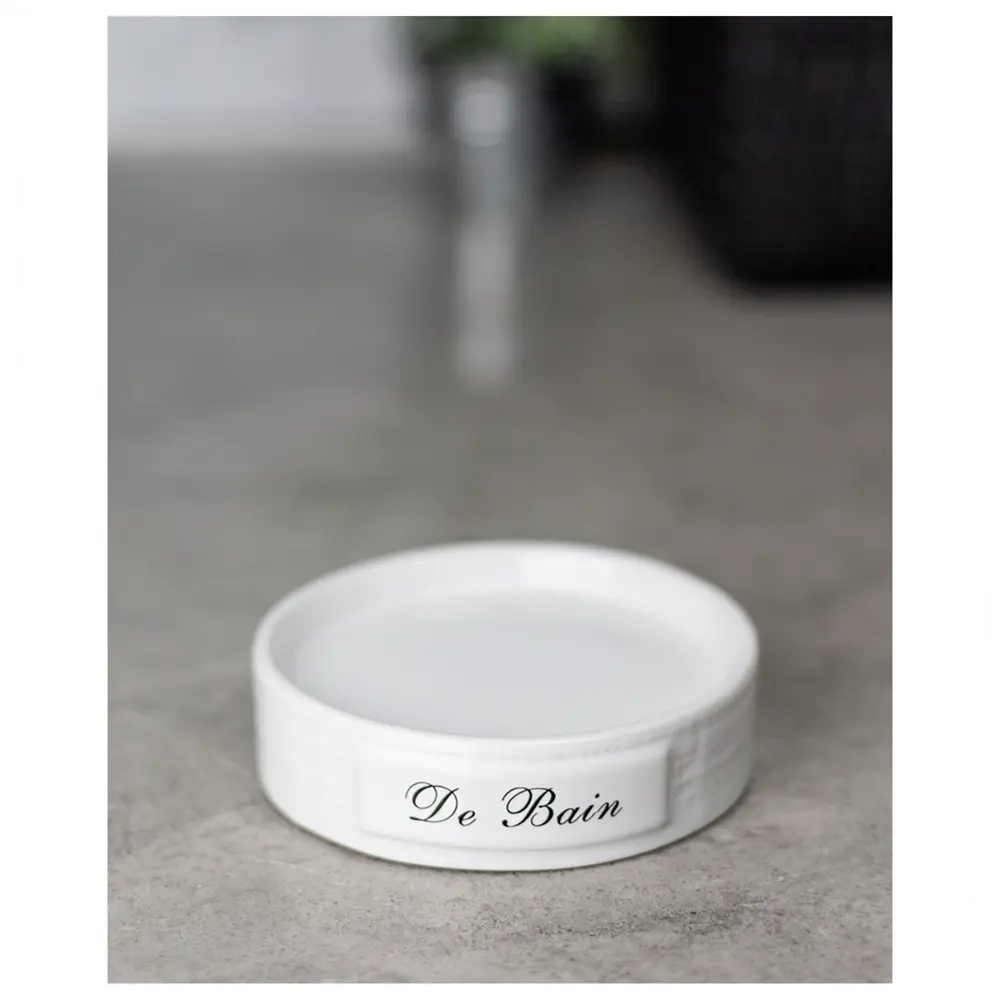 BATH PLUS Керамическая мыльница Bain Blanc для ванной комнаты 89380478 STLM-1572143 - Вид №1