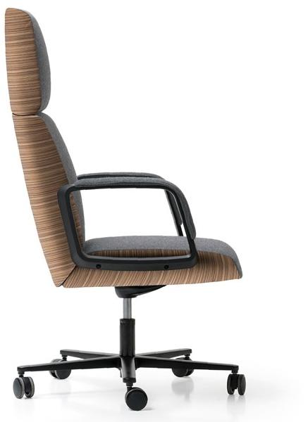 Quinti Sedute Кресло руководителя вращающееся с 5-ю спицами и подлокотниками Charles sun-id-1475908 - Вид №1