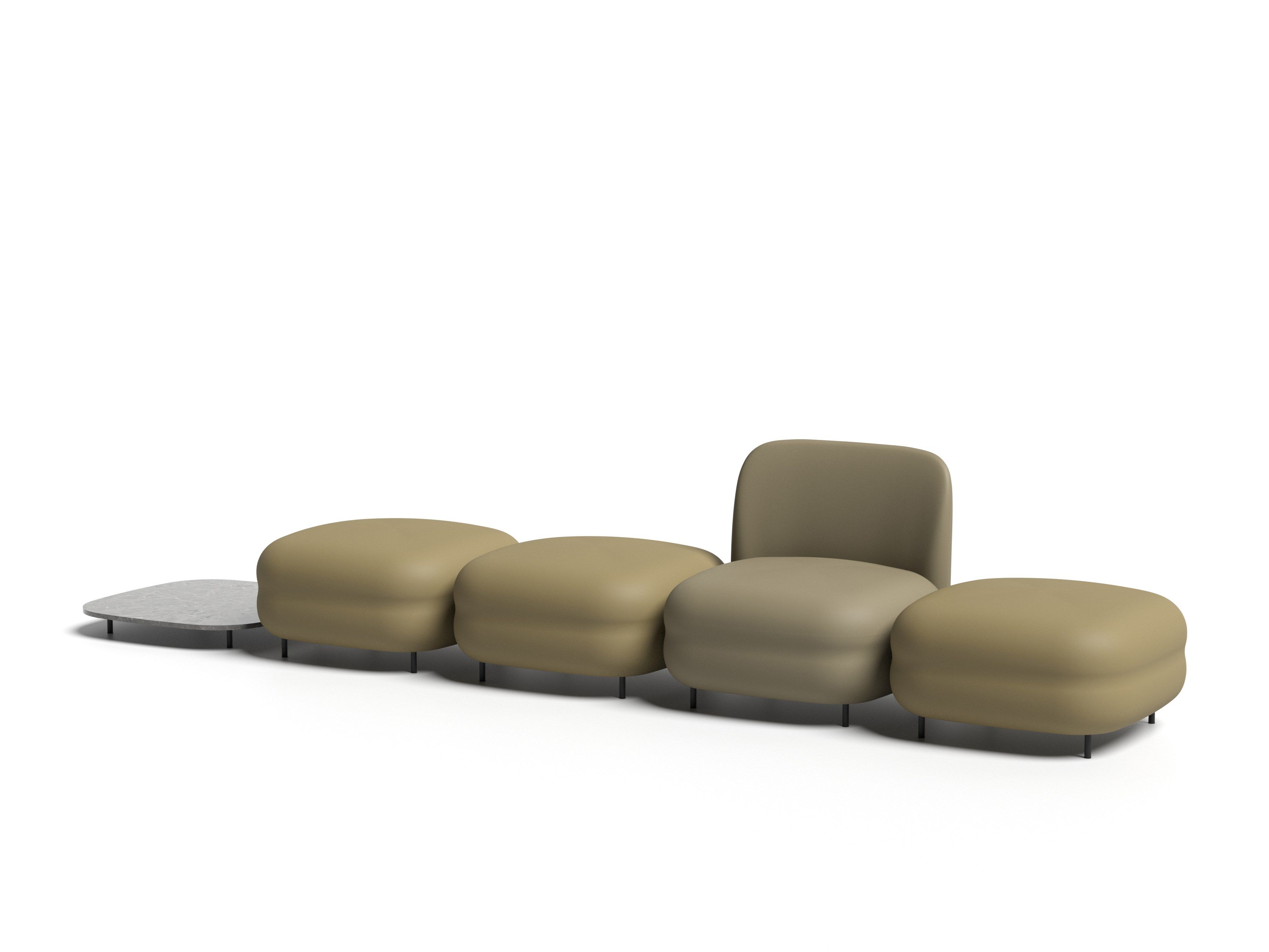 Полиуретановый модульный квадратный пуф Bõln Vistas ARCH-00136621 - Вид №7