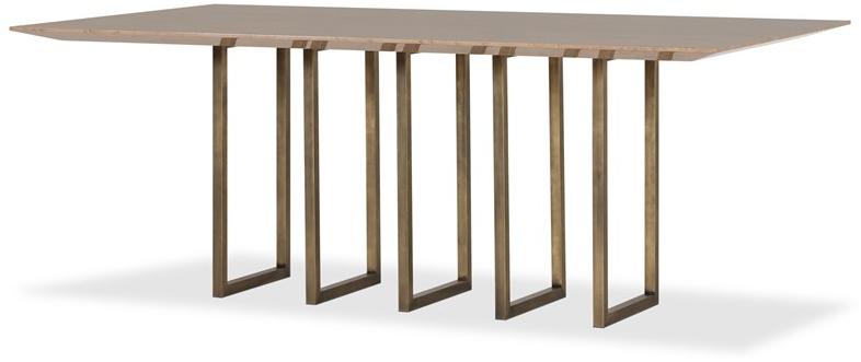 Stylish Club Прямоугольный обеденный стол из фанерованной древесины Slender Scf.sl11 - Вид №1