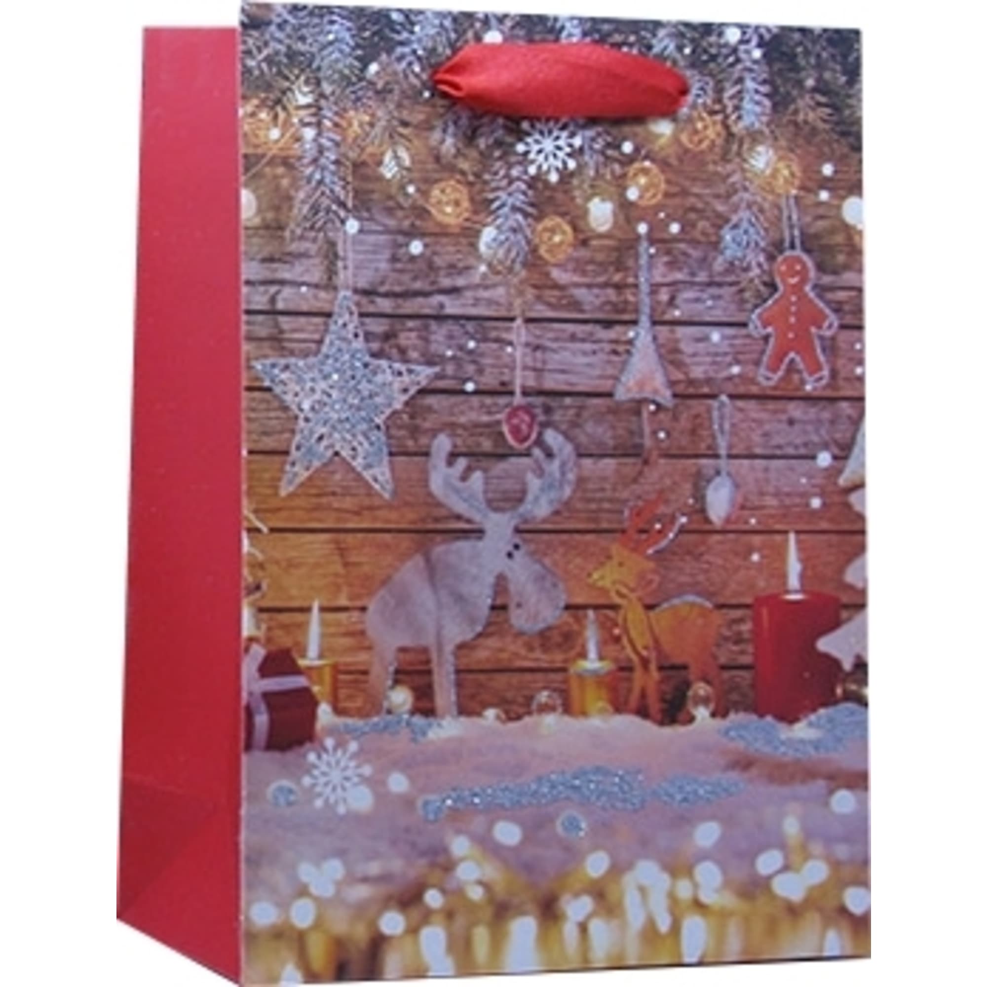 82825090 Пакет подарочный «Новогодний» 17.5 см Santreyd 