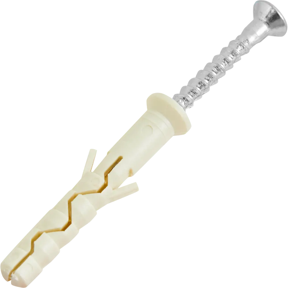 Дюбель-гвоздь SORMAT 6×40 мм с потайной манжетой для бетона и кирпича 84257525 STLM-1581591