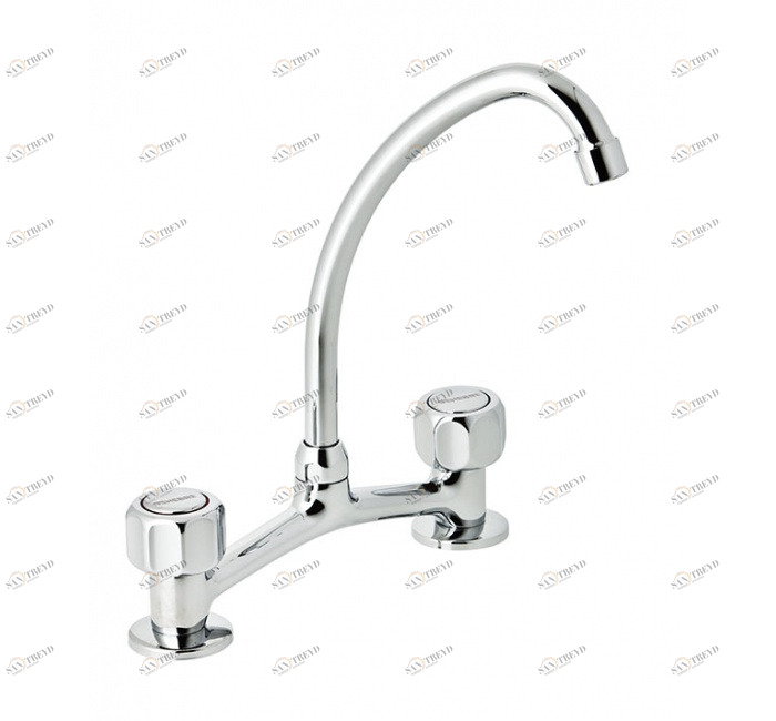 GENEBRE 68199 11 45 66 Настольный миксер 8 дюймов с изливом в виде лебединой шеи 