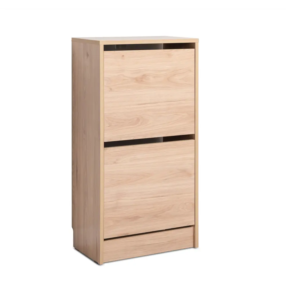 Обувница 47.5x90.3x27.7 см 2 секции ЛДСП цвет гикори джексон Santreyd STLM-2169792 - Вид №1