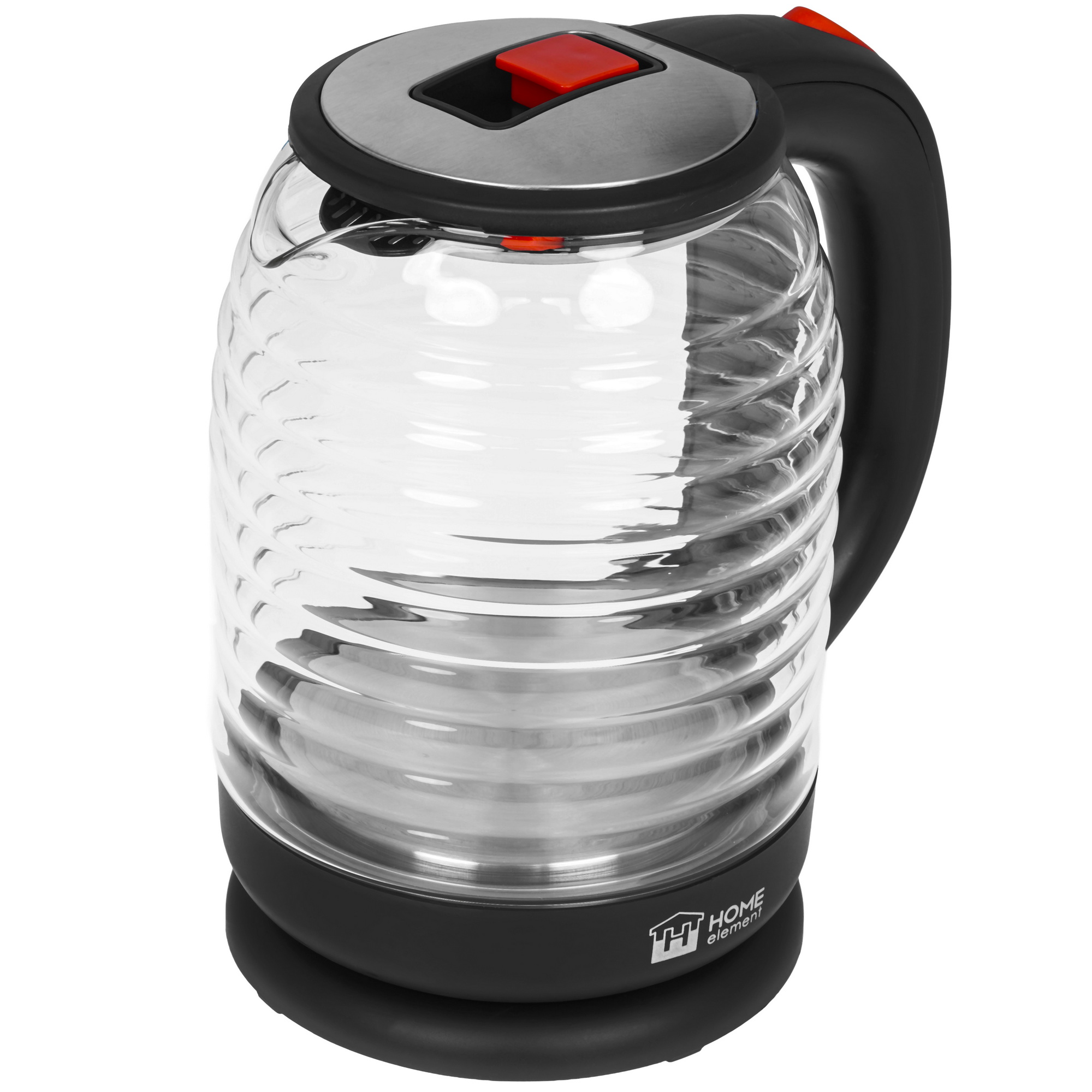 9091593 Электрочайник HOME ELEMENT HE-KT2305 красный рубин черный STDN-0103742 - Вид №2