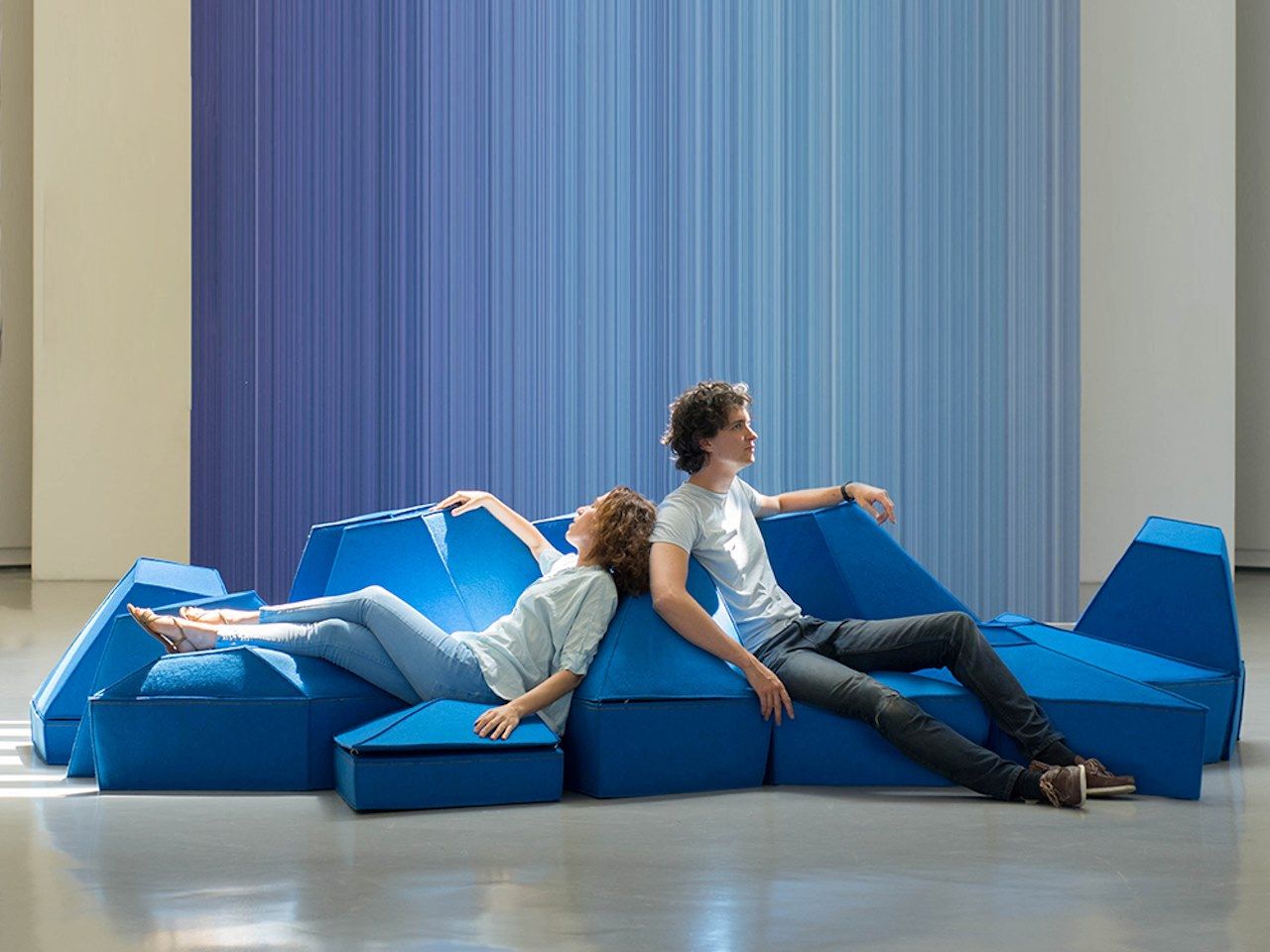 Шерстяное кресло / пуфик smarin Les Angles ARCH-00081060