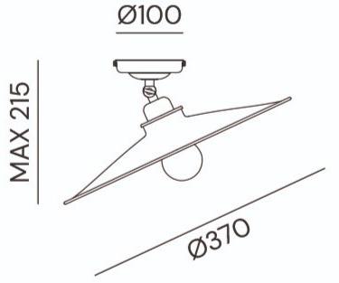 Il Fanale Регулируемый потолочный светильник из железа Cantina 201.02.ff/201.03.ff - Вид №3
