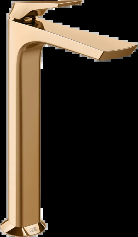 Смеситель для умывальника 72004 735 Gessi Ventaglio ТЕПЛАЯ БРОНЗА PVD