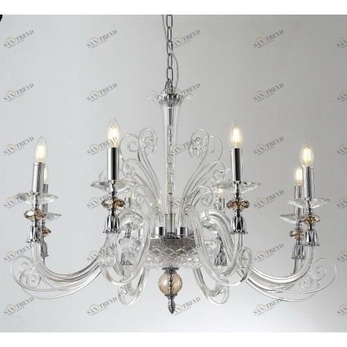 Подвесная люстра Divinare 8821/02 LM-8 DIVINARE ДИЗАЙНЕРСКИЕ 187695 Хром 