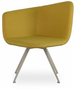 B&T Design Вращающееся кресло из ткани Domino