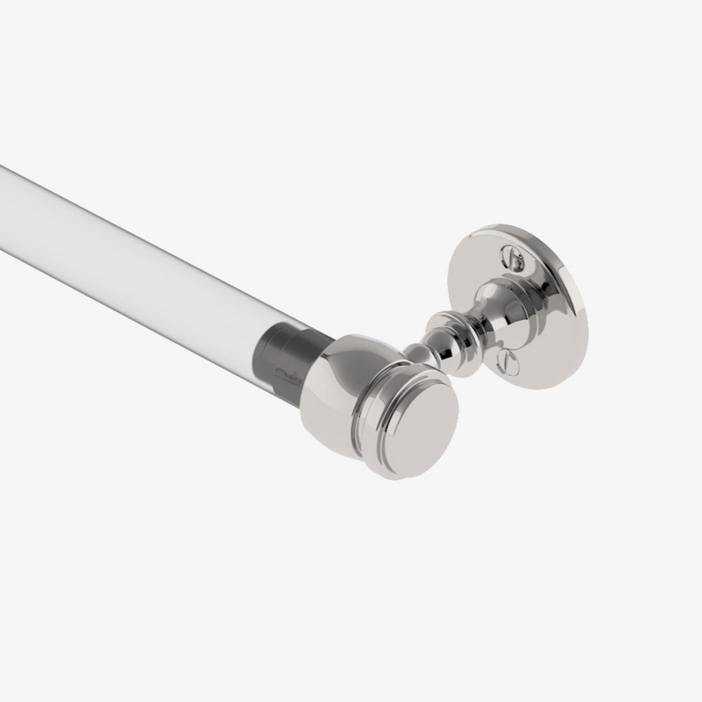 CRTB31 Стеклянный полотенцесушитель Crystal 18 дюймов с металлическими концами Waterworks - Вид №1