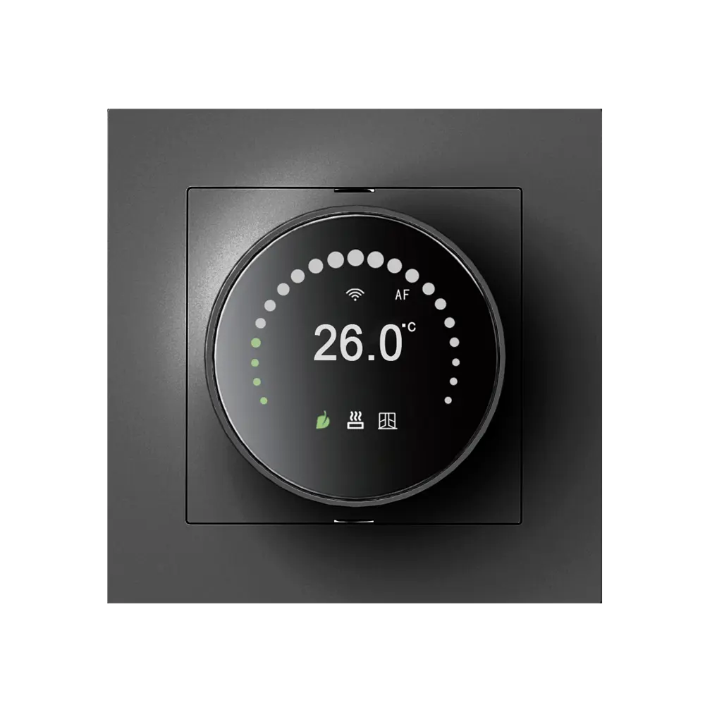 Терморегулятор для теплого пола Skybeam R360B электронный программируемый цвет черный STLM-2109538