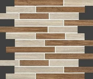 Граните Вуд Классик Мозаика олива натуральный 300x358