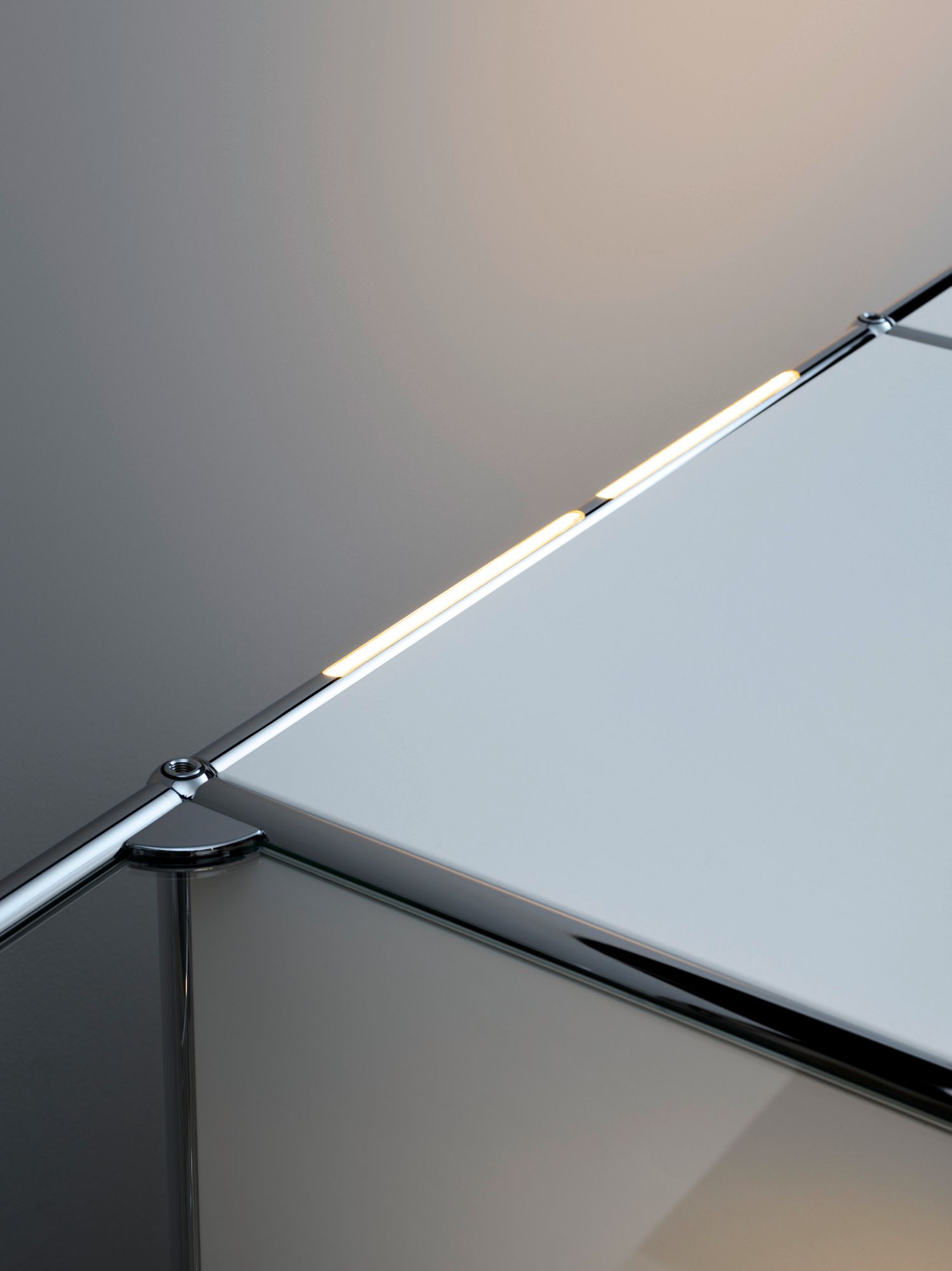 Модульная полка с освещением USM USM Haller E ARCH-00137296 - Вид №15