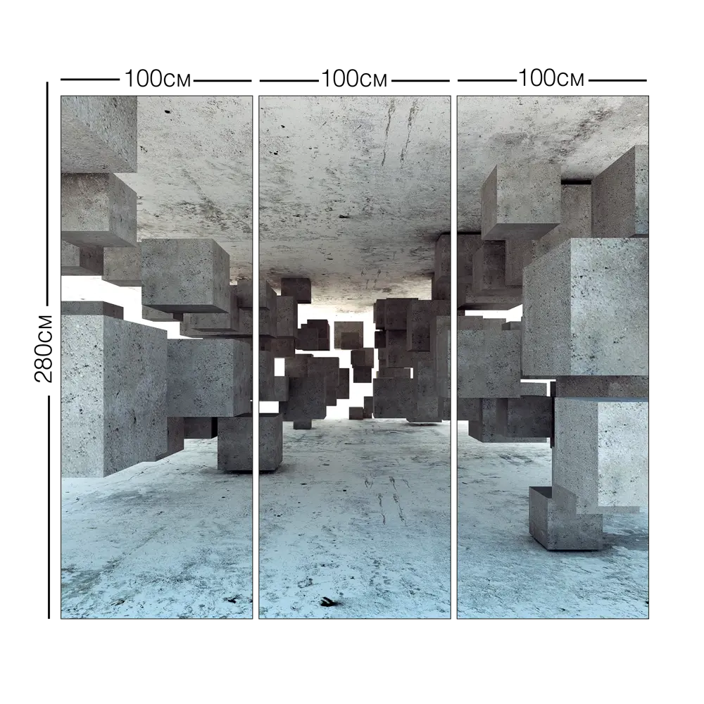 Фотообои 3D Flizart «Пространство», флизелиновые, 300x280 см 82363610 STLM-2163881 FBRUSH - Вид №4